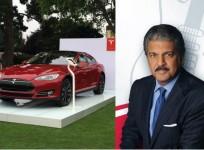 Anand Mahindra and Tesla