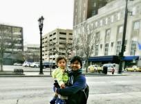 Andhra techie who drowned with his son