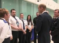 Prince William makes surprise visit to Manchester to meet terror attack heroes