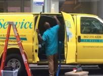 Bees cause traffic chaos after descending on van in New York