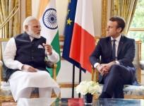 pm narendra modi, modi in france, modi news, pm modi news, french president Emmanuel Macron, modi 4 nation visit