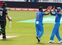 Mohammed Shami, Virat Kohli, India, Martin Guptill, New Zealand