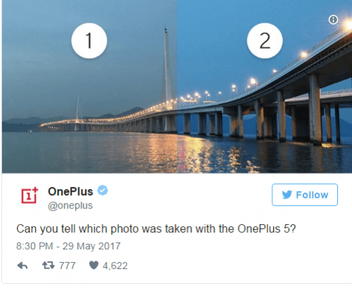 OnePlus teases its first camera sample for OnePlus 5 dual camera OnePlus 5 camera sample