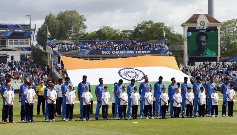 Britain Cricket - India v Pakistan - 2017 ICC Champions Trophy Group B - Edgbaston - June 4, 2017 India players during a period of silence in tribute to the victims of last night's London terror attack