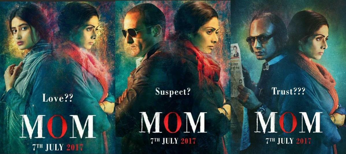 Sridevi's Mom poster Sridevi Mom poster