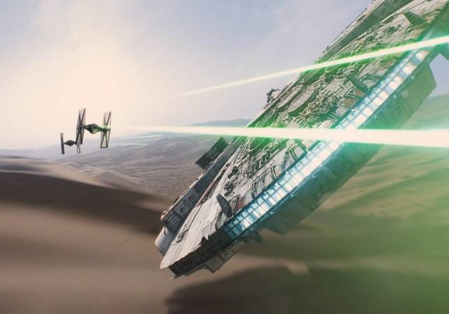 The first trailer of Star Wars: Episode VIII-The Last Jedi may feature several shots of Millennium Falcon. Star Wars