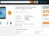 Samsung, Galaxy J5 (2017), price, specifications, Amazon France, Germany, Saturn, e-commerce