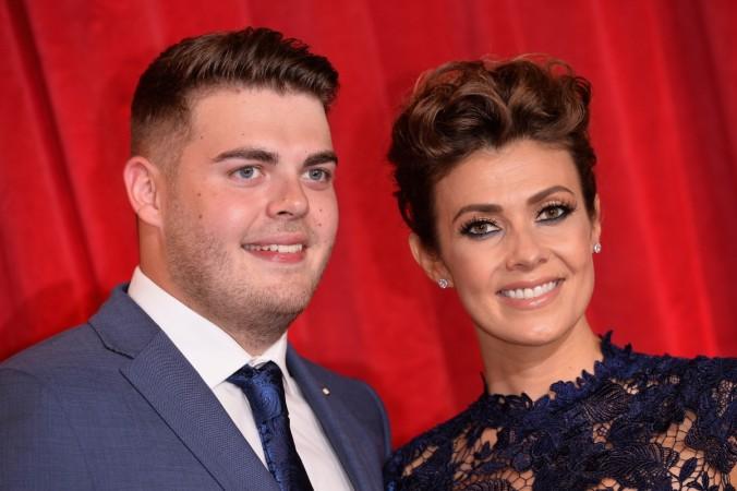 Kym Marsh (R) and son, David Cunliffe attend the British Soap Awards at The Lowry Theatre on June 3, 2017 in Manchester, England. Kym Marsh