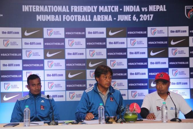Nepal football team staff nepal football team