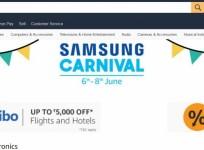 Amazon India, Samsung Carnival, top deals, mobile, Smart TVs