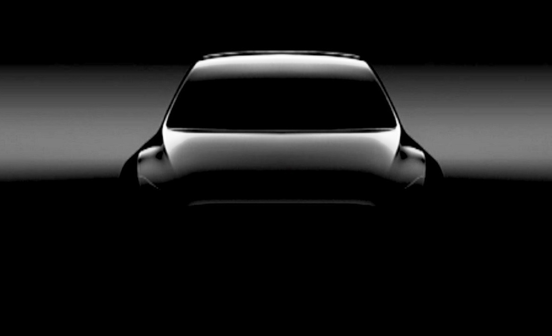 Tesla Model Y teaser Tesla Model Y teaser