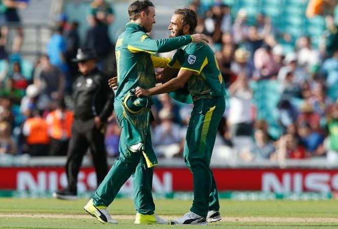 AB De Villiers will bank on Imran Tahir to trouble the Pakistan batsmen AB De Villiers, Imran Tahir, South Africa, Pakistan, CT 2017