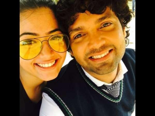 Rakshit Shetty and Rashmika Mandanna. Rakshit Shetty and Rashmika Mandanna