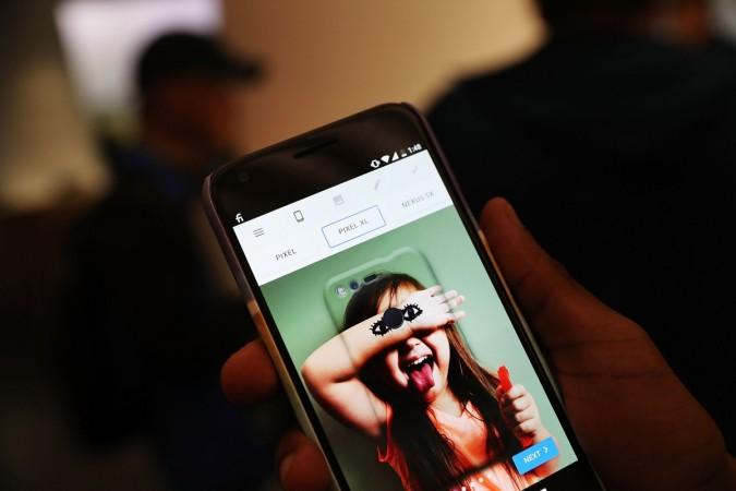 A new Google Pixel XL phone is displayed at the new Google pop-up shop in the SoHo neighborhood on October 20, 2016 in New York City. Google Android O Pixel phone