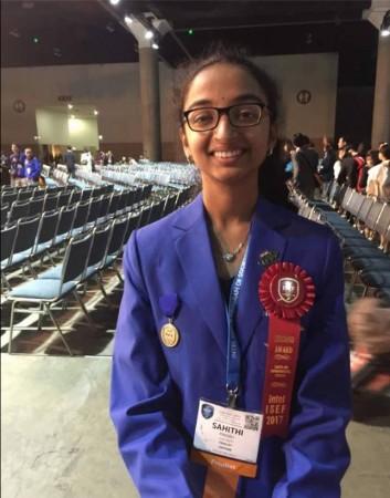 Bengaluru girl Sahithi Pingali at ISEF Sahithi Pingali