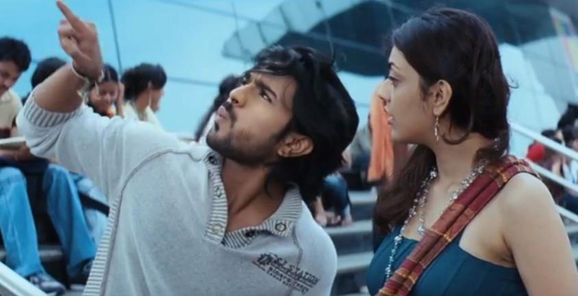 Ram Charan Teja and Kajan Aggarwal in Magadheera Magadheera