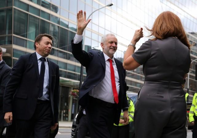Jeremy Corbyn, leader of Britain's opposition Labour Party, arrives at the Labour Party's Headquarters in London, Britain June 9, 2017. Jeremy Corbyn