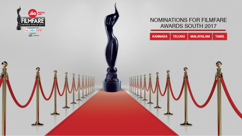 Filmfare 2017, filmfare south 2017, 64th filmfare south