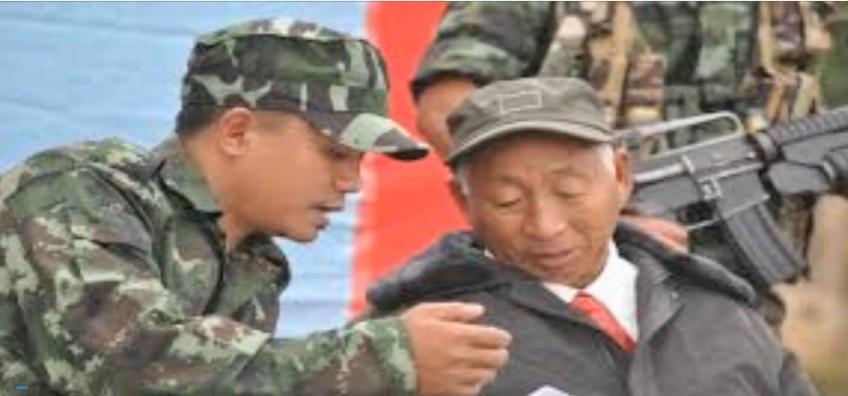 SS Khaplang, chief of the Nationalist Socialist Council of Nagaland (Khaplang) or NSCN-K, as seen in YouTube Video SS Khaplang, chief of the Nationalist Socialist Council of Nagaland (Khaplang) or NSCN-K