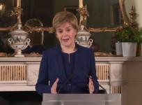 Nicola Sturgeon says she will work with others to keep the Tories out of government
