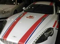 Aston Martin Rapide, Aston Martin Rapide with Delhi Police badge, Aston Martin Rapide of Delhi police
