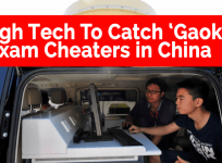 Chinese exam authorities use High Tech to catch cheaters taking college exam