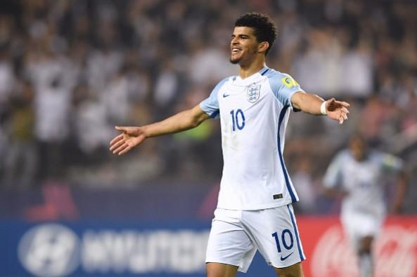 Dominic Solanke. England U20 vs Venezuela U20, U20 FIFA World Cup, U20 FIFA World Cup final, England vs Venezuela, FIFA, Yangel Herrera, Dominic Solanke