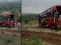 Bus accident in Beed in Maharashtra