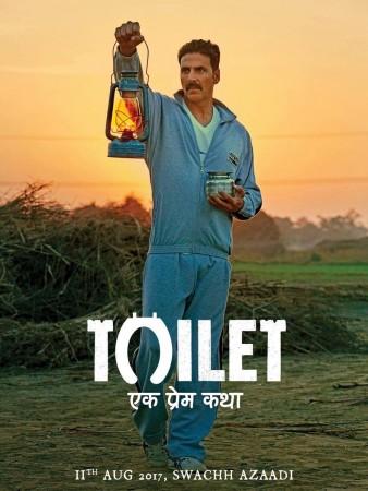 Akshay Kumar in Toilet Ek Prem Katha poster Toilet Ek Prem Katha poster