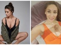 Amy Jackson and Sofia Hayat