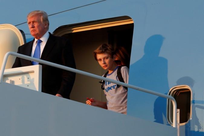 First lady Melania Trump moves into the White House with son Barron ...