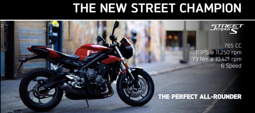 Triumph Street Triple Triumph Street Triple, Triumph Street Triple India, Triumph Street Triple launch, Triumph Street Triple S