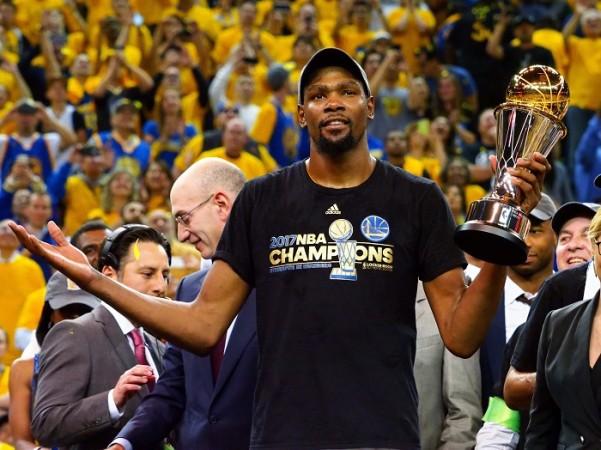 Kevin Durant, NBA title, NBA 2017, Golden State Warriors, MVP