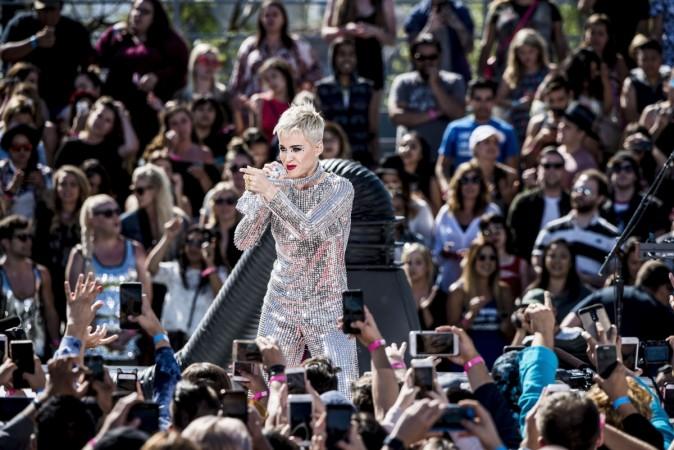 Katy Perry performs during 'Katy Perry - Witness World Wide' exclusive YouTube Livestream Concert at Ramon C. Cortines School of Visual and Performing Arts on June 12, 2017, in Los Angeles, California. Katy Perry