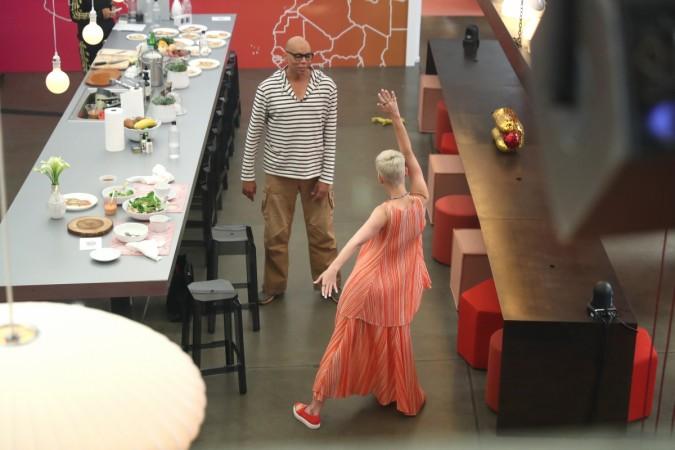 Singer Katy Perry dances with RuPaul during 'Katy Perry: Witness World Wide', an exclusive event where fans around the world get a sneak peek into her new album Witness, non-stop through Monday, June 12 exclusively on Katy's YouTube channel, on June 11, 2017, in Los Angeles, California. Katy Perry