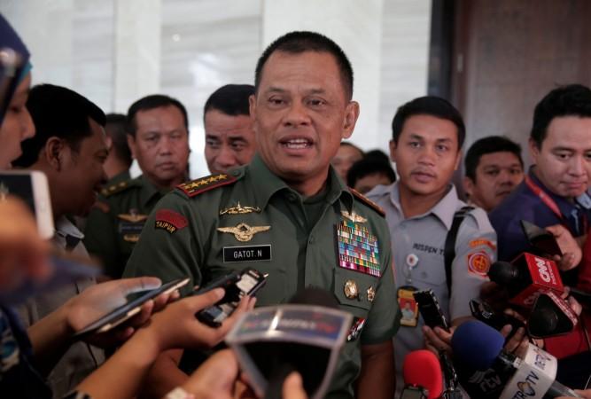 Indonesian military Chief Gatot Nurmantyo Indonesian military Chief Gatot Nurmantyo