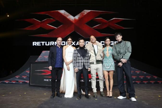 Caruso,Deepika Padukone,Donnie Yen,Vin Diesel,Nina Dobrev and Kris Wu attends a press conference for the Paramount Pictures title 'xXx: Return of Xander Cage' on February 9, 2017 in Beijing, China. xXx: Return Of Xander Cage