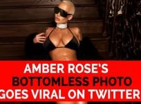 Amber Roses risky bottomless Instagram photo for SlutWalk goes viral