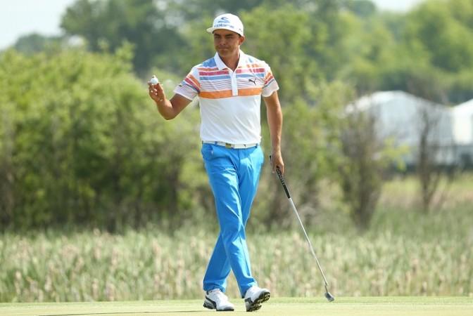 Rickie Fowler had an opening round to cherish at the US Open, June 15, 2017 Rickie Fowler, US Open 2017, golf, first round, leaderboard