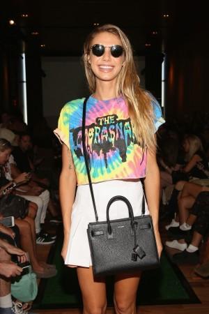 Sahara Ray attends The Fat Jew fashion show during Spring 2016 MADE Fashion Week at The Standard Hotel on September 16, 2015 in New York City. Sahara Ray