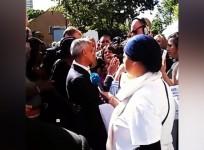 London Mayor Sadiq Khan gets hostile reception during visit to Grenfell Tower