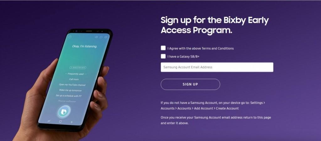 Samsung, Bixby Early Access Program, Galaxy S8, Bixby Voice, Galaxy S8 ,English, Galaxy S8 Plus, America