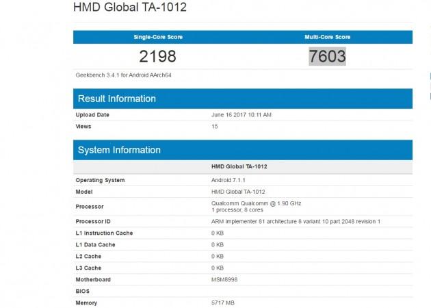 Nokia 9 spotted on Geekbench benchmark Nokia 9 spotted on Geekbench benchmark