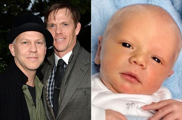 Ryan Murphy and David Miller; their son Logan Phineas Miller Ryan Murphy and David Miller