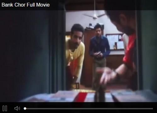 Screenshot of Bank Chor full movie leaked online Bank Chor leaked online