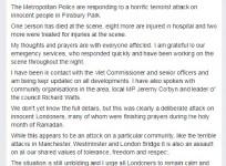 Statement from London Mayor