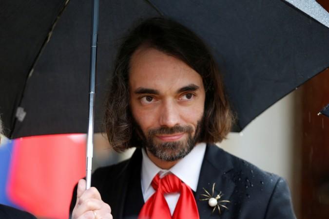 Fields 2010 medallist Cedric Villani leaves after a meeting at the Elysee Palace in Paris, France, May 30, 2016. Cedric Villani