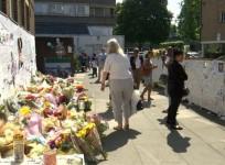 Community gathers for tribute to Grenfell Tower victims, applauds firefighters