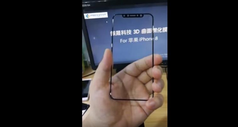 Apple's iPhone 8 screen protector Apple's iPhone 8 screen protector