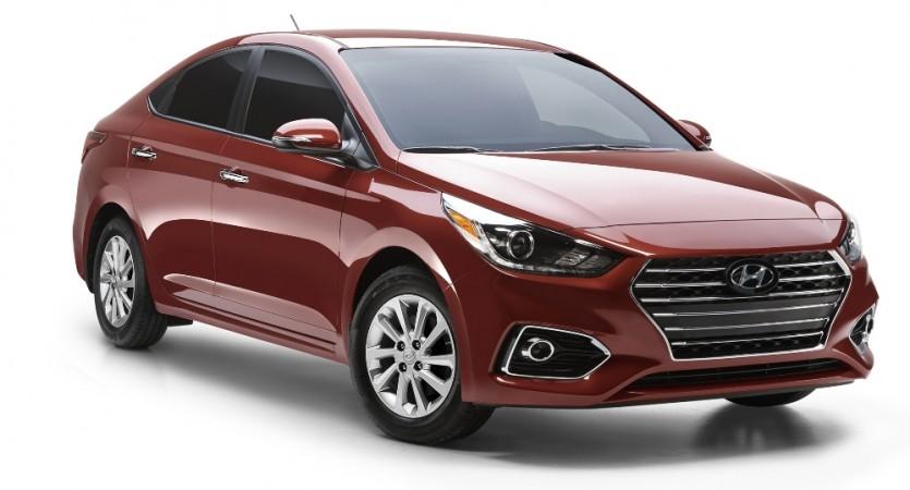 Hyundai Verna in Canada is branded as the Accent. 2018 Hyundai Accent, Hyundai Verna